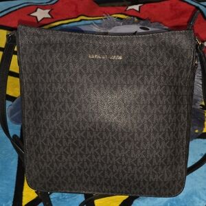 Michael Kors Black Signature Crossbody Bag